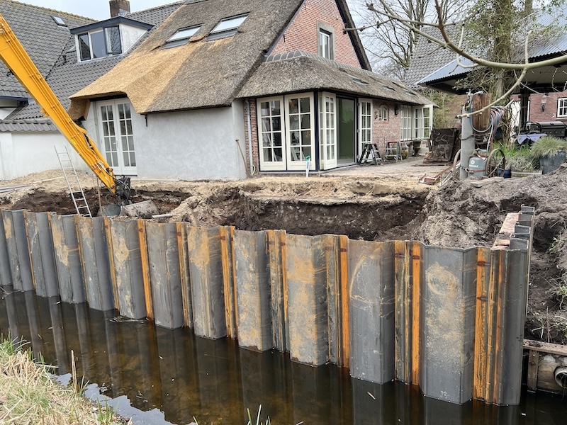 koud gewalste damwanden - stalen damwand